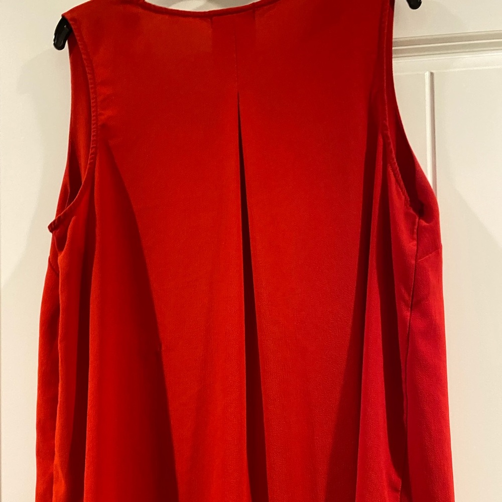 1X red Monteau sleeveless top - Picture 4 of 4